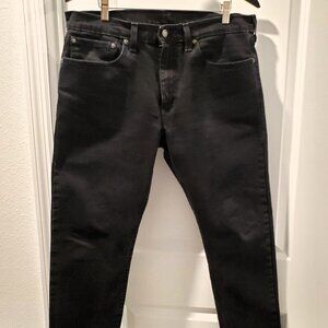 Levi 502 Men's Jeans, Black, Size 34x29